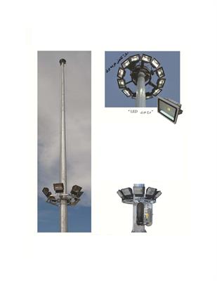 برج روشنایی با سبد متحرک ( برقی و دستی)